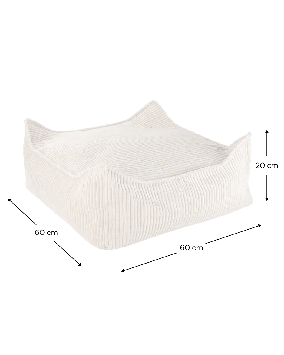 Marshmallow Beanbag Chair And Ottoman Set