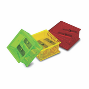 Eisen 2-hole Square Pencil Sharpener, 6 Pack