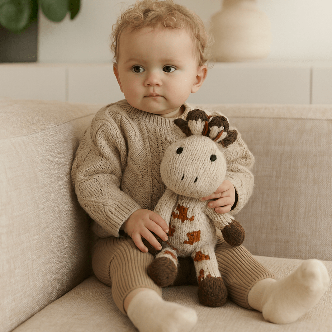 Wool Knit Buddy  | Gerald The Giraffe