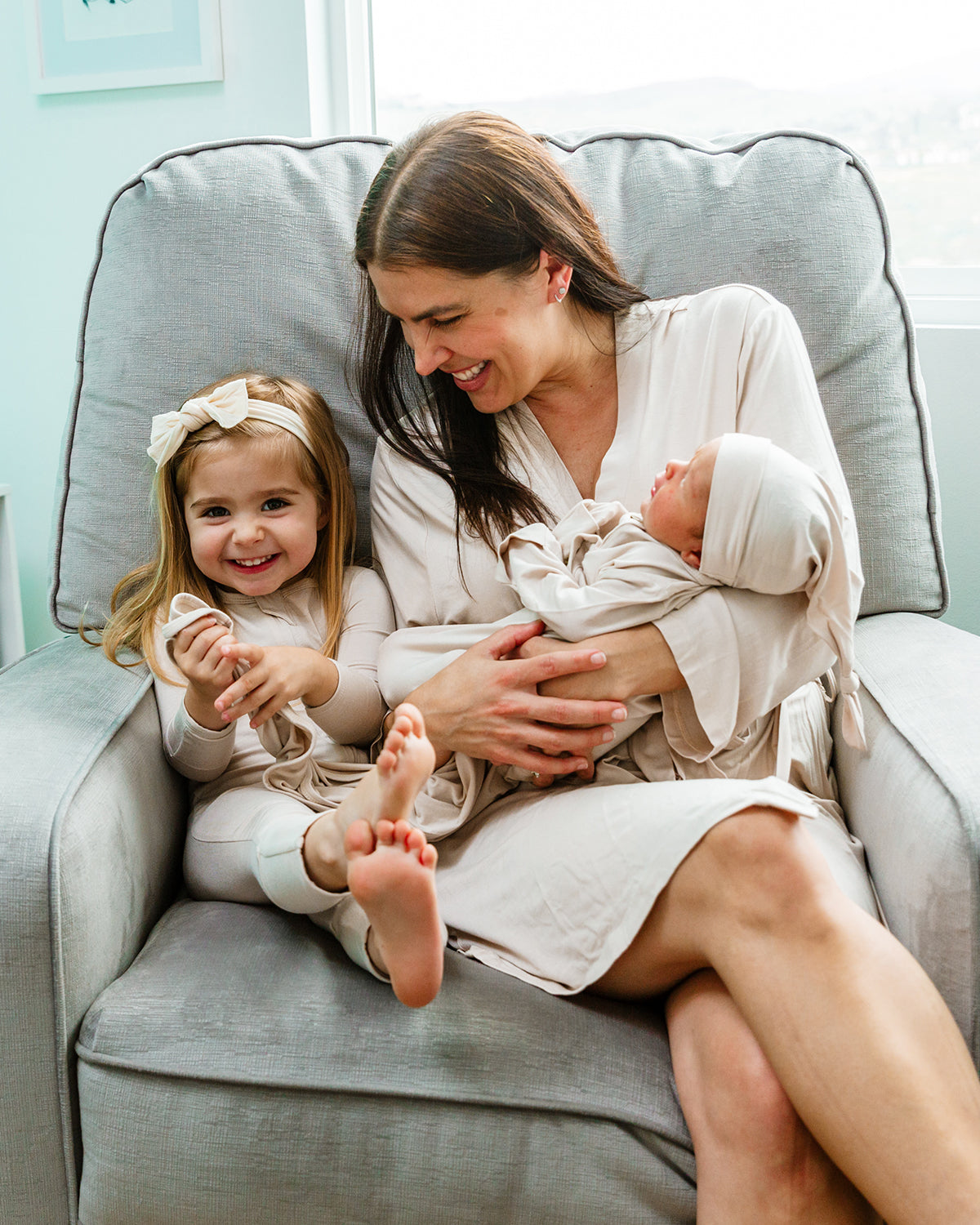 Luxe Bamboo Newborn Gown Set