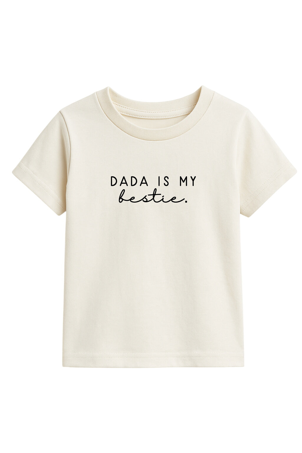 Dada Is My Bestie Organic Cotton Kids T-shirt Short Sleeve