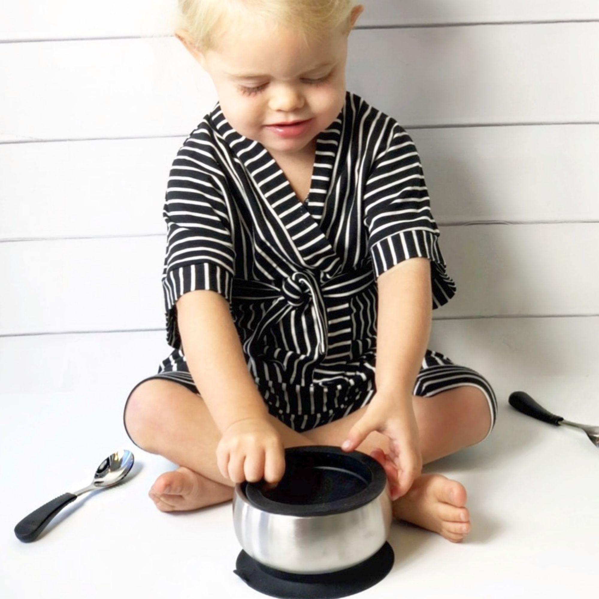 Stainless Steel Baby Suction Bowl + Spoon