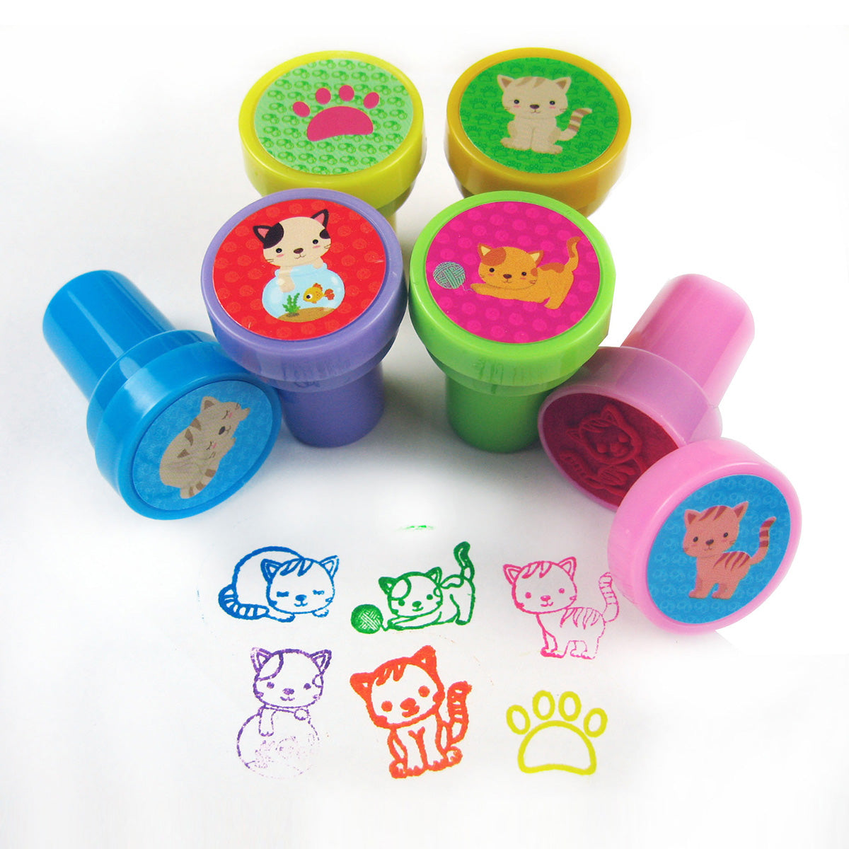 Easter Eggs With Kitty Stampers - 36 Pack