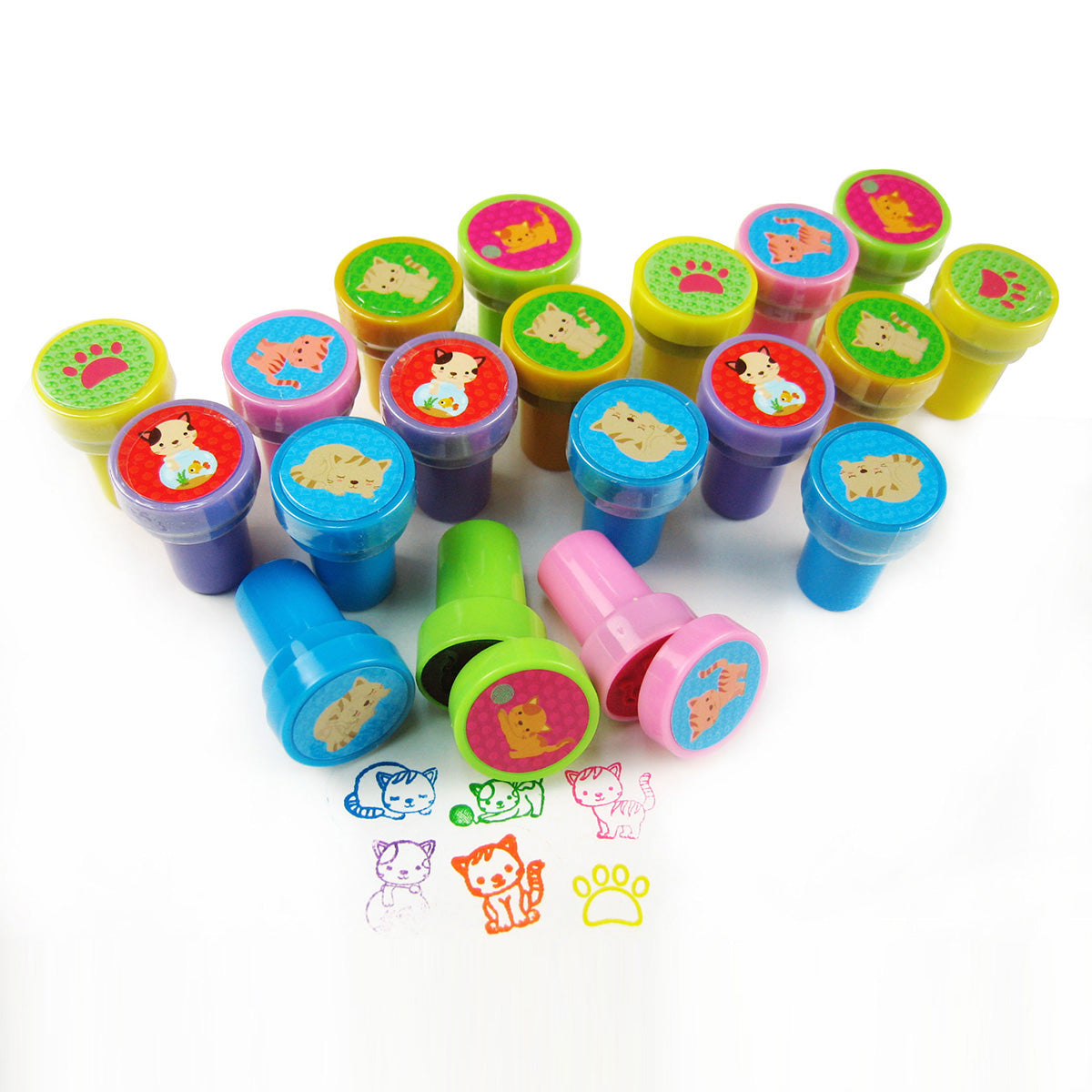 Easter Eggs With Kitty Stampers - 36 Pack