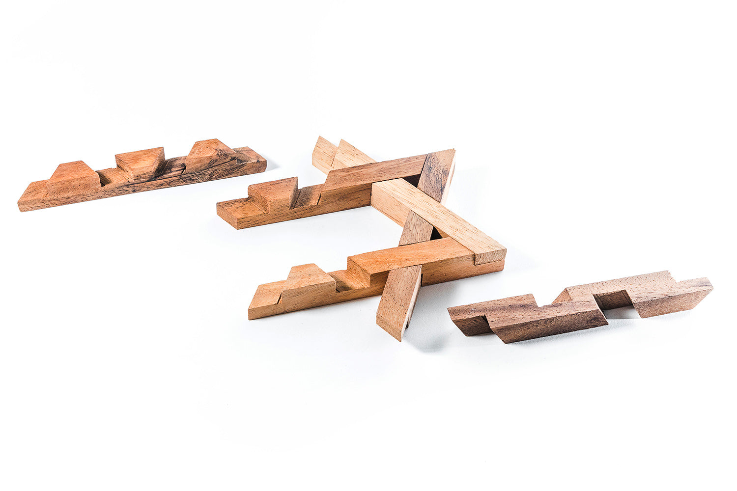 Star Of David Wooden Interlocking Puzzle