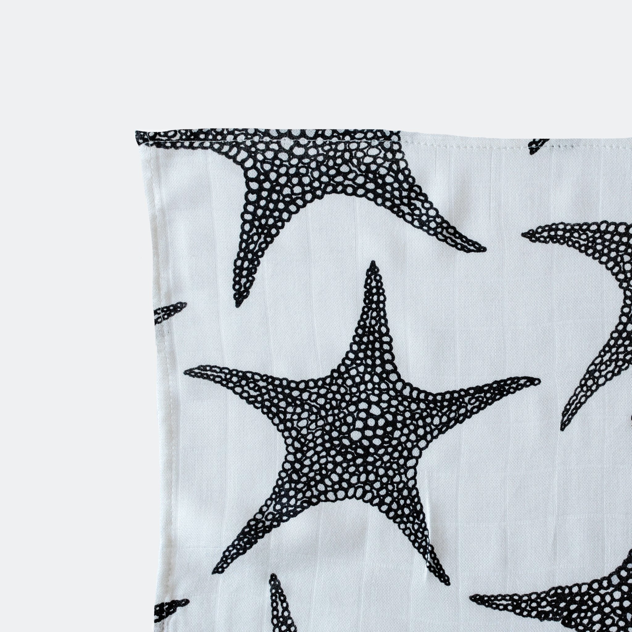 Xl Starfish Muslin - For Newborn To 4 Months Old Babies