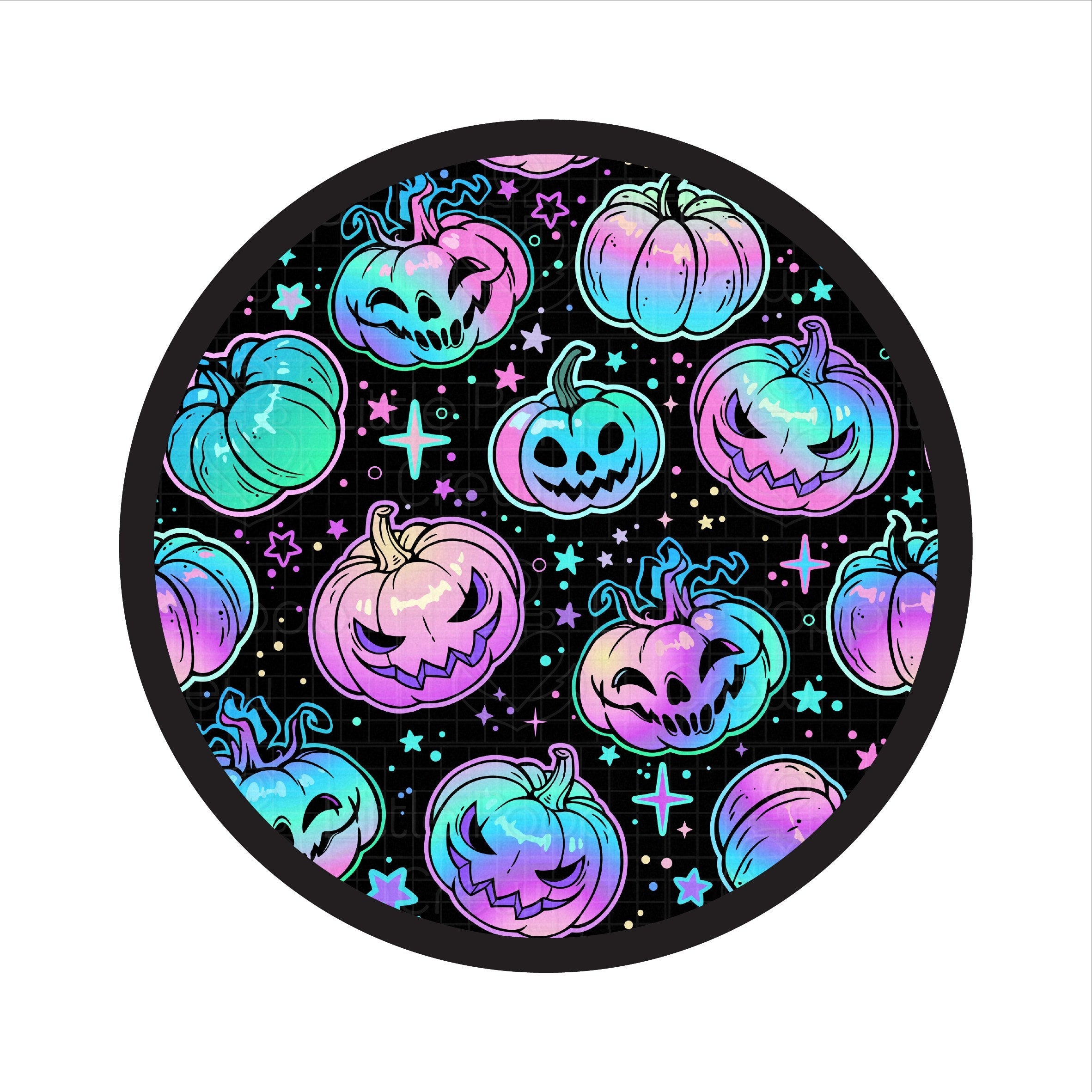 Halloween | Starlight Pumpkins | Toddler Girl Nylon Bow