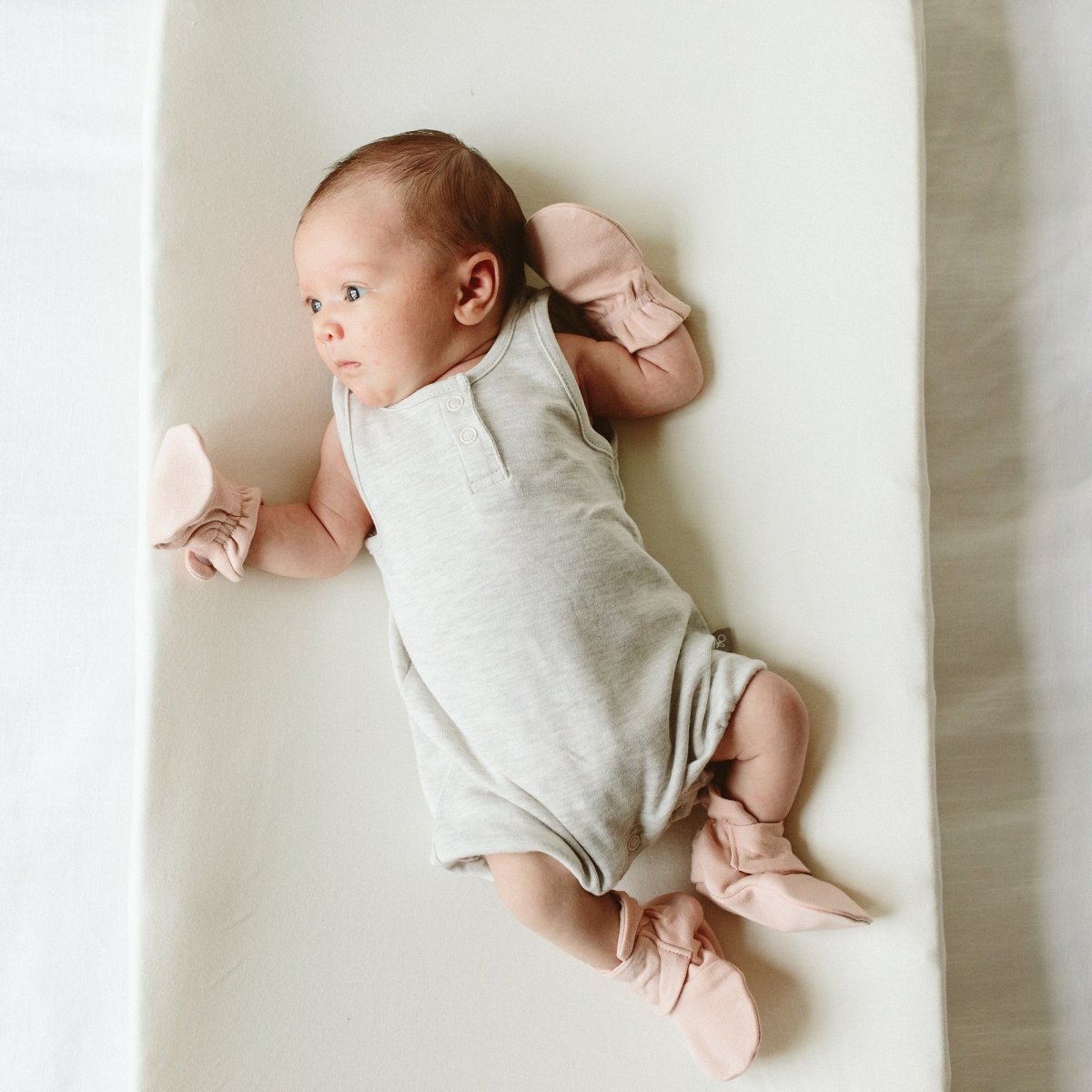 Stay On Mitts + Boots Set | Rose