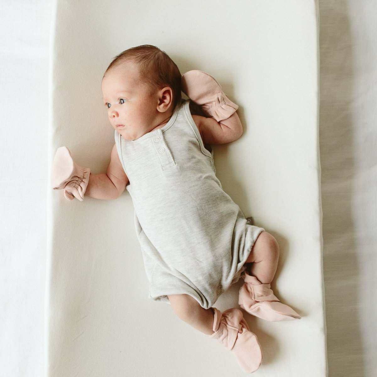 Stay On Mitts + Boots Set | Rose