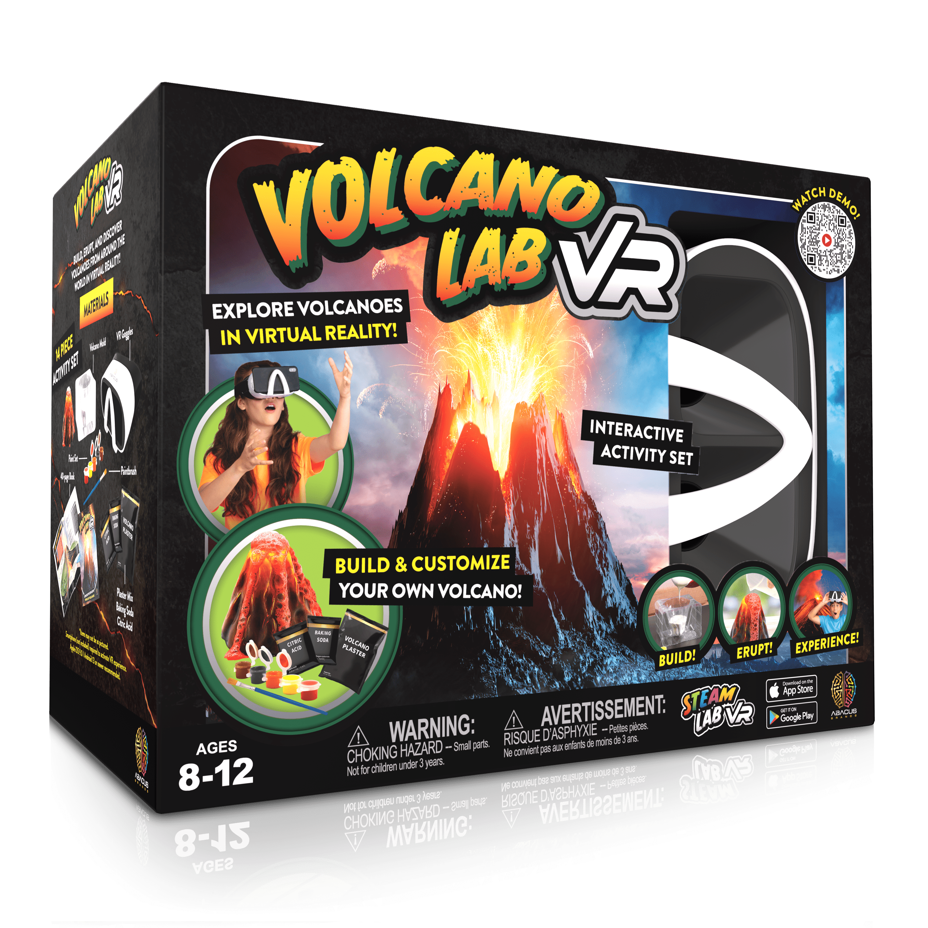 Steam Lab Virtual Reality Kids Toy - Volcano Lab Vr