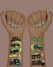 Party Crasher Glo Tats - 50 Foil Temporary Tattoos