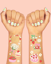 Berry Sweet Tats - 60 Foil Temporary Tattoos