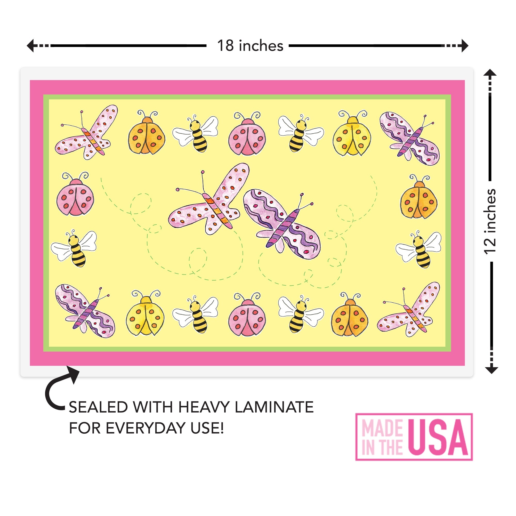 Garden Party Kids Placemat