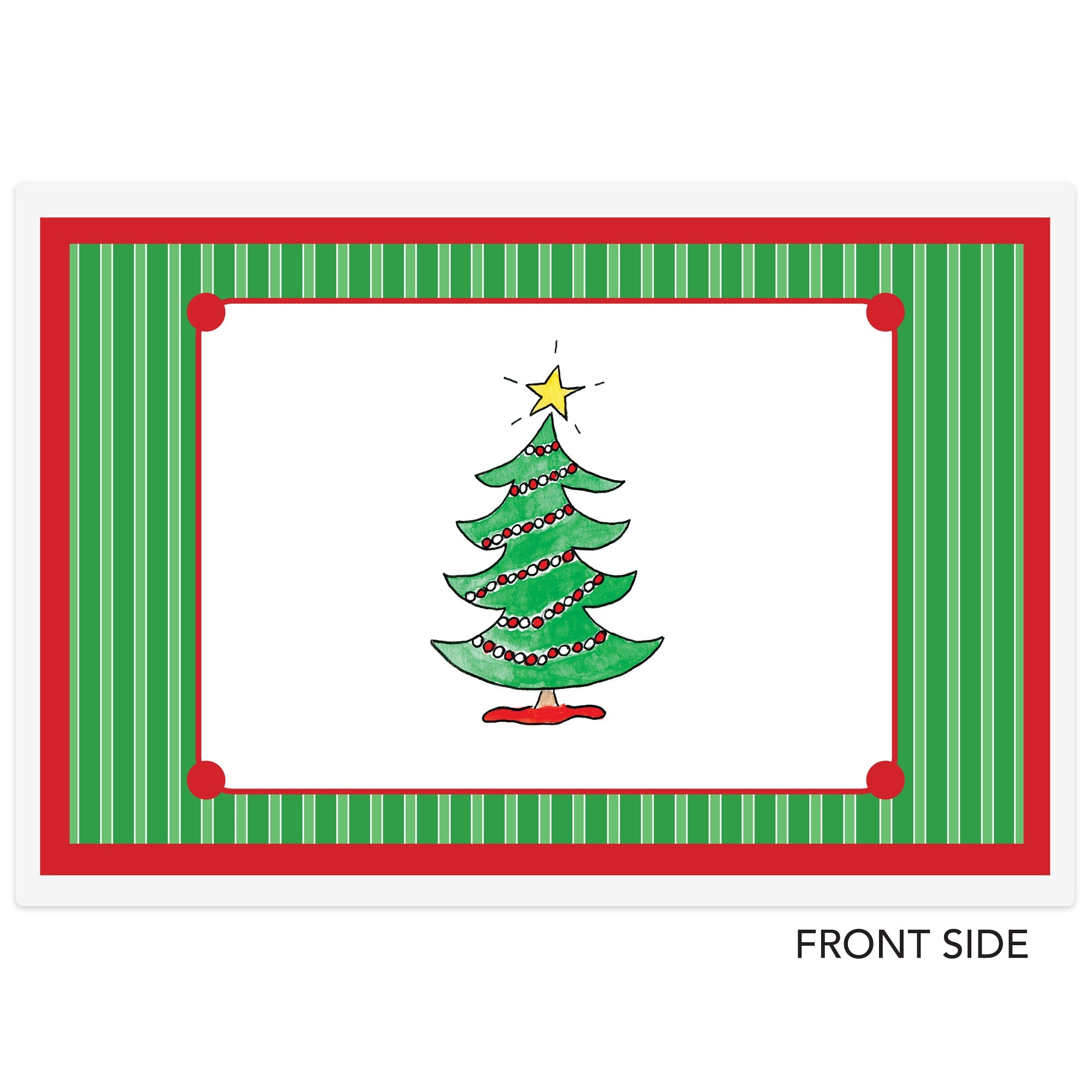 Christmas Tree Kids Placemat