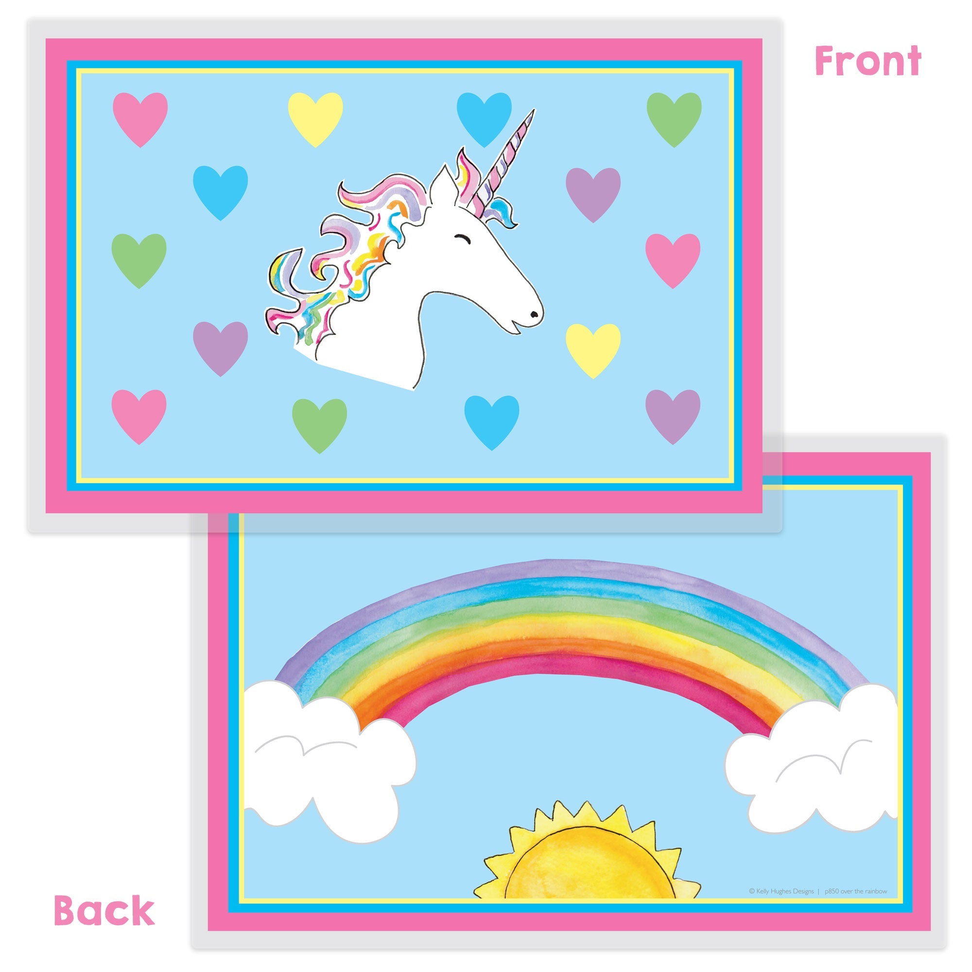 Over The Rainbow Kids Placemat