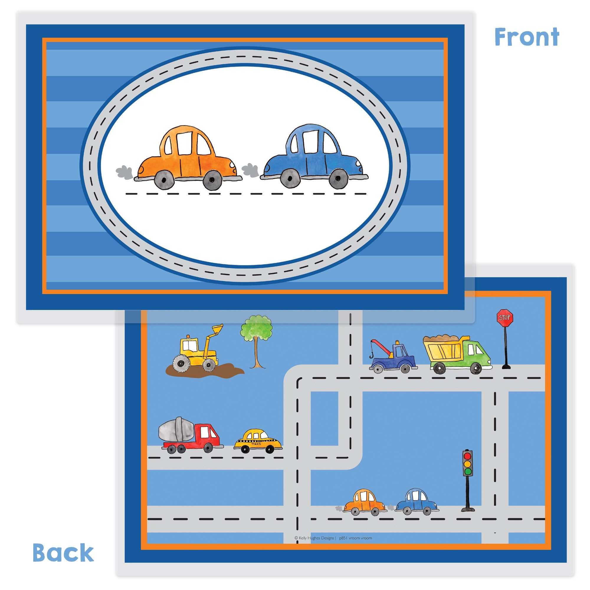 Vroom Vroom Kids Placemat