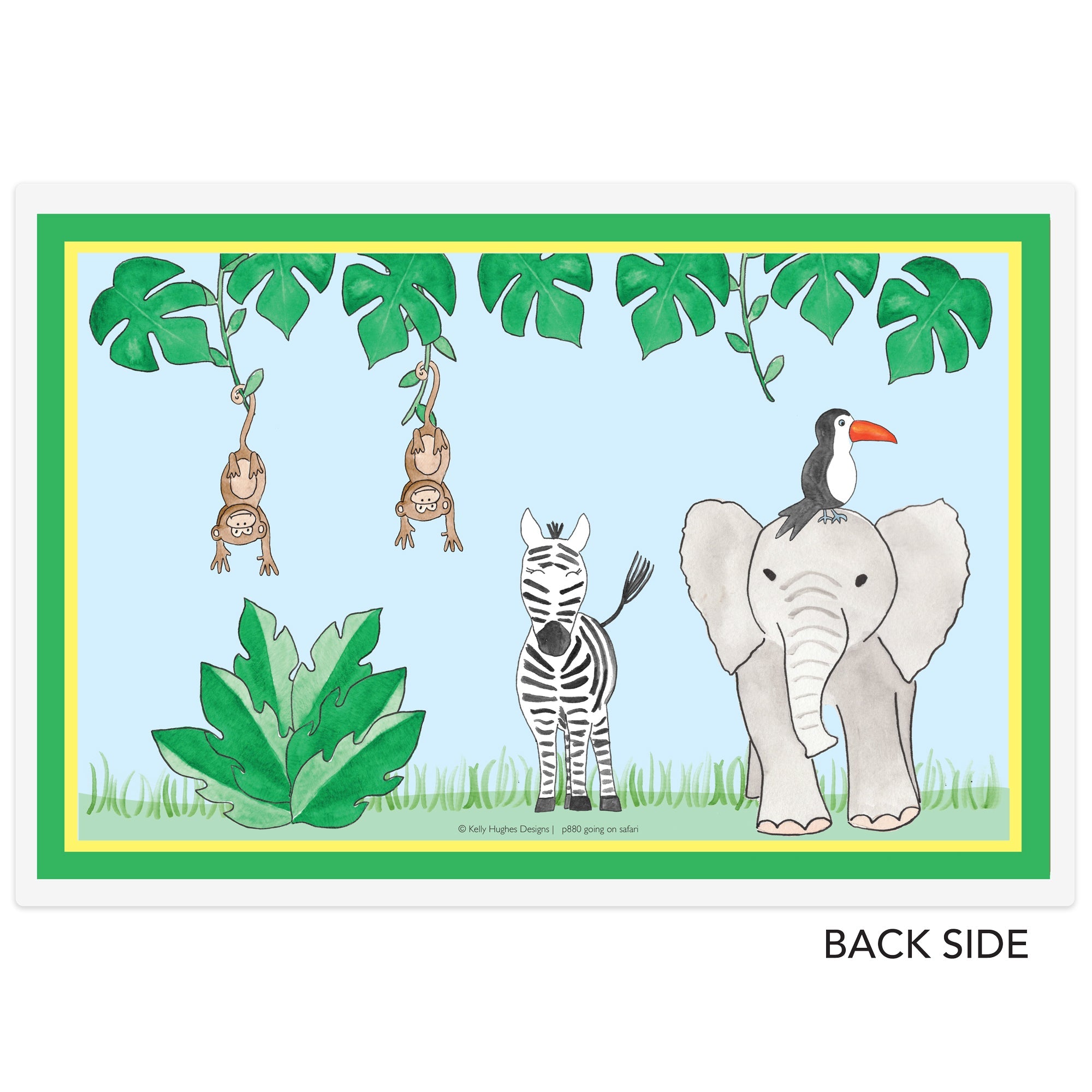 Going On Safari Kids Placemat