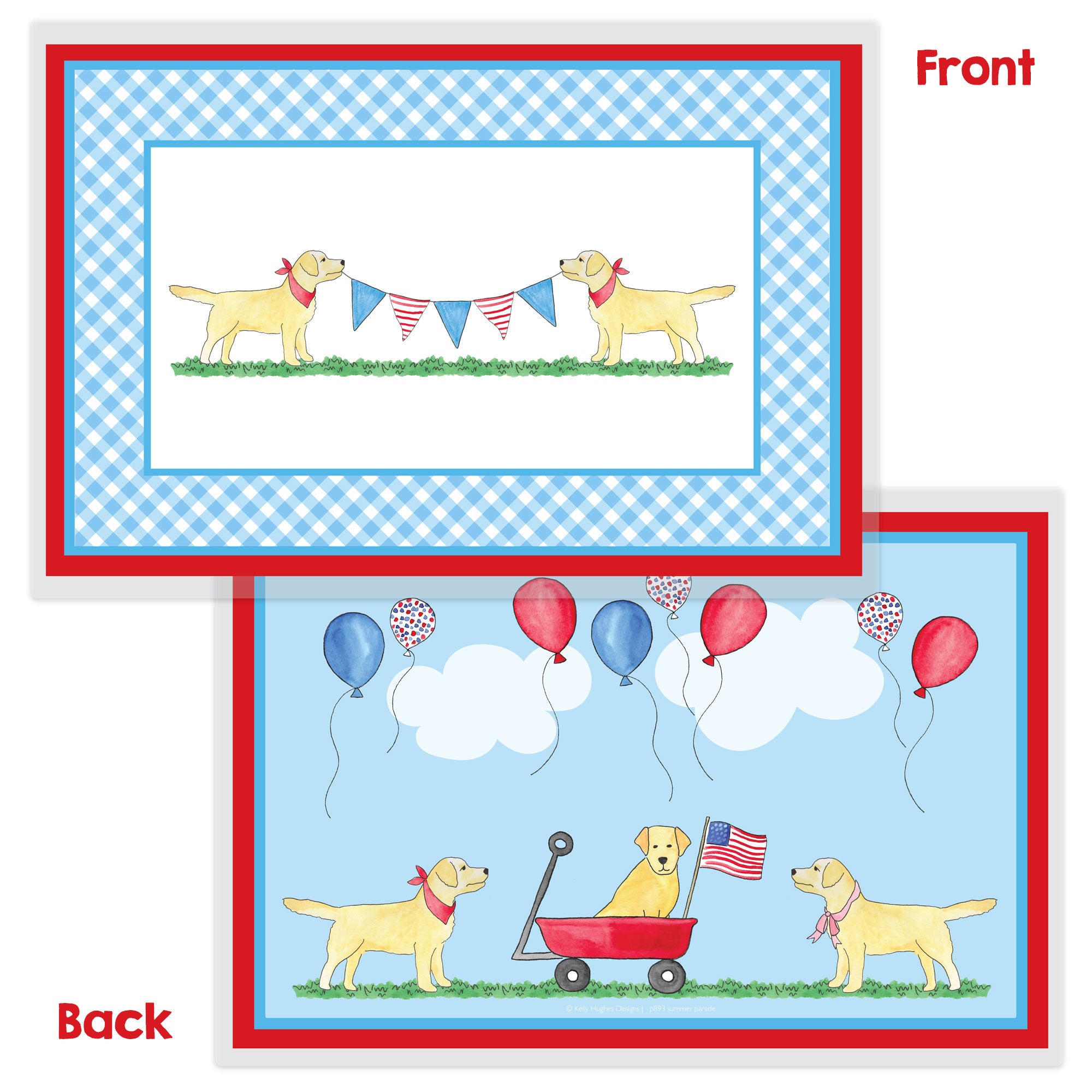 Summer Parade Kids Placemat