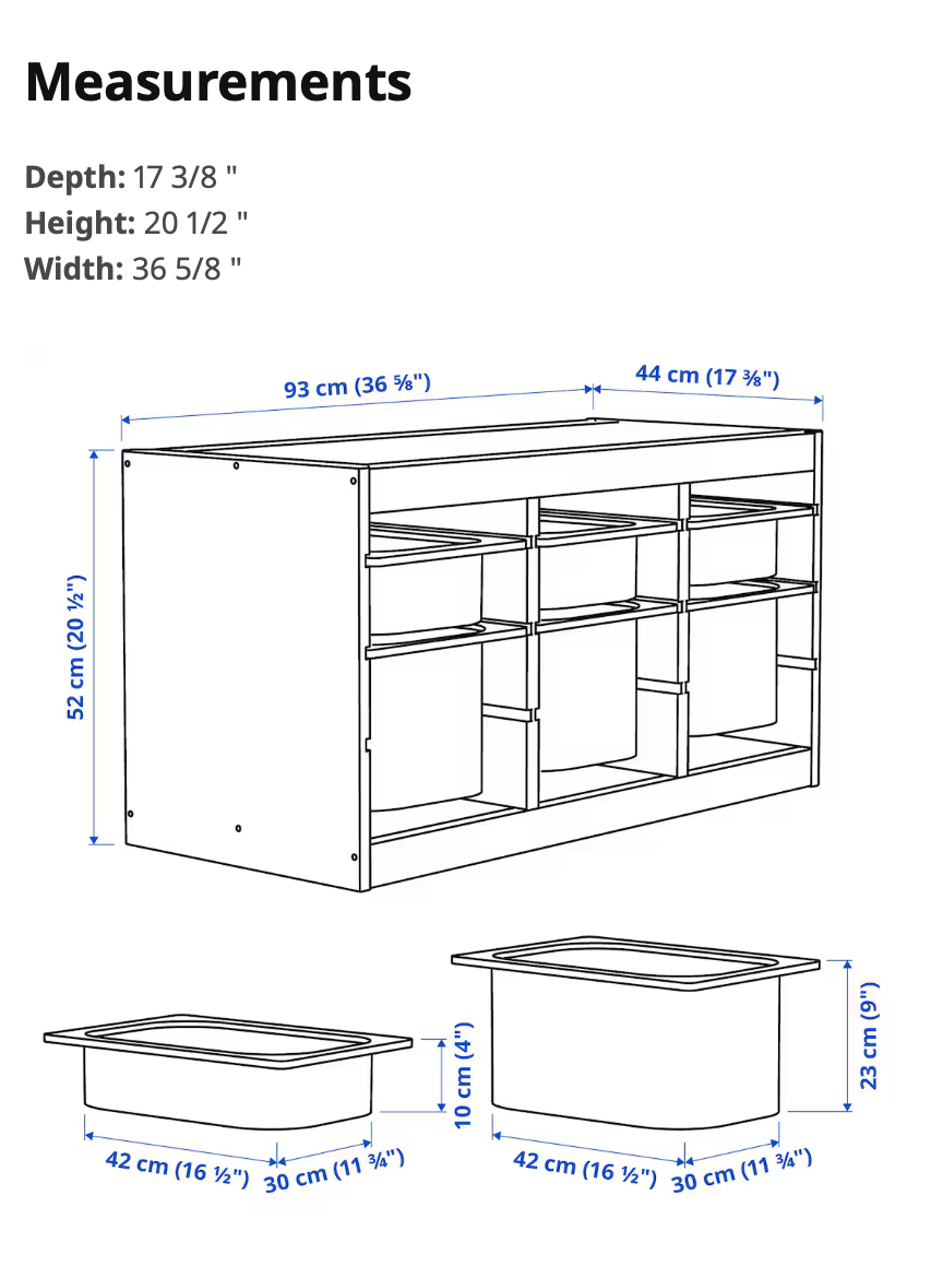 Ikea Trofast Storage Bin Sticker Set, Ikea Upgrade Decor, Ikea Hack