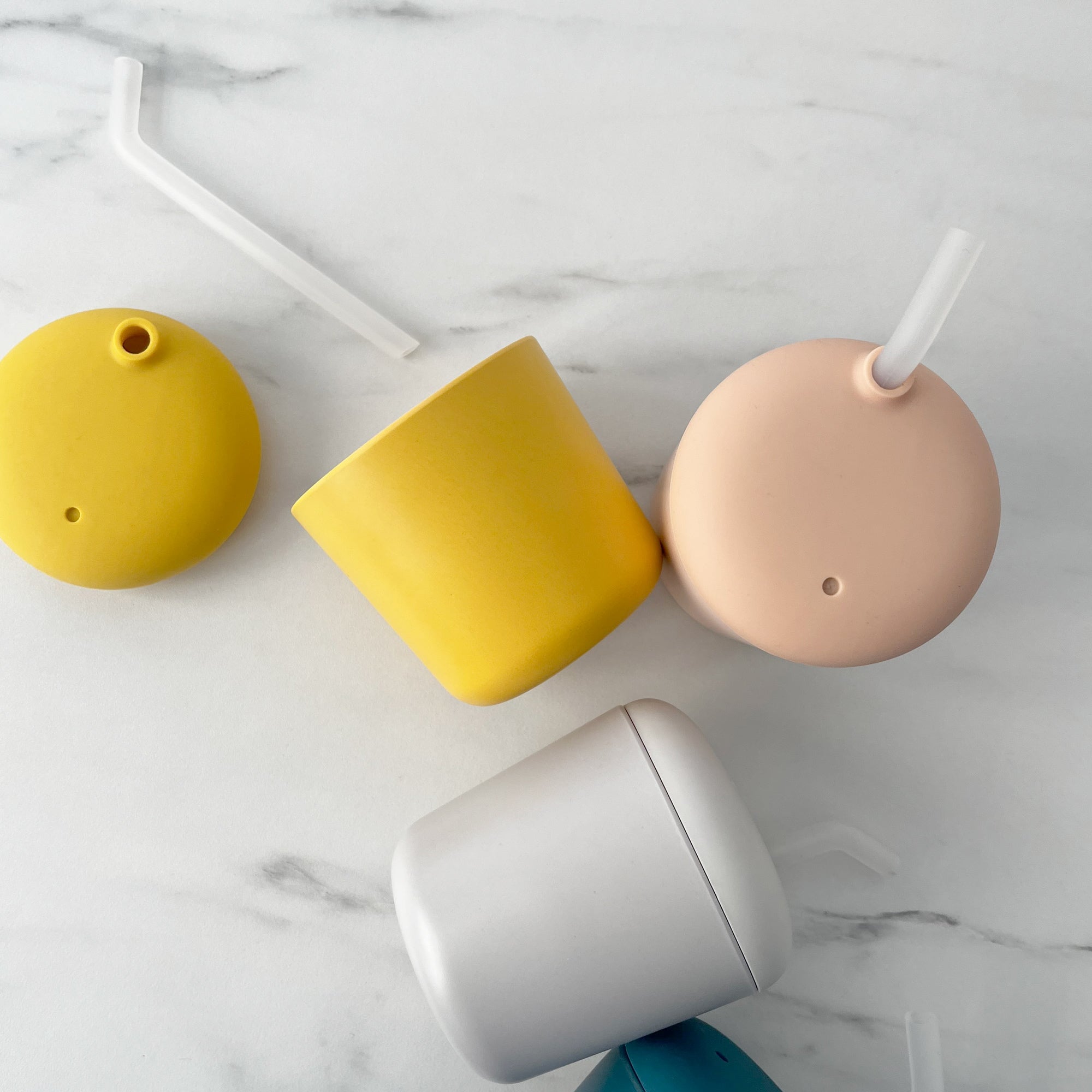 Sippy Cup With Straw - Blush