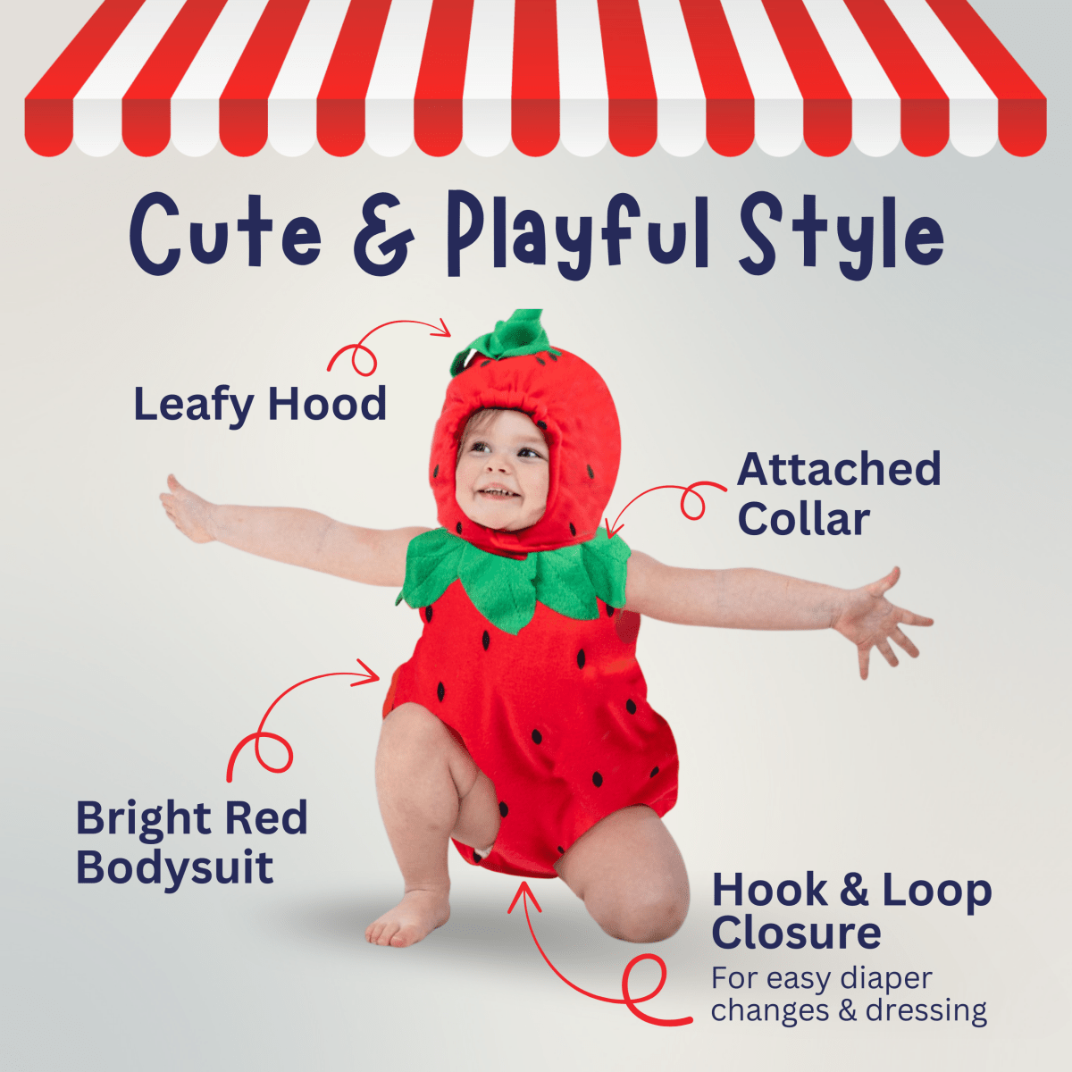 Strawberry Costume - Babies