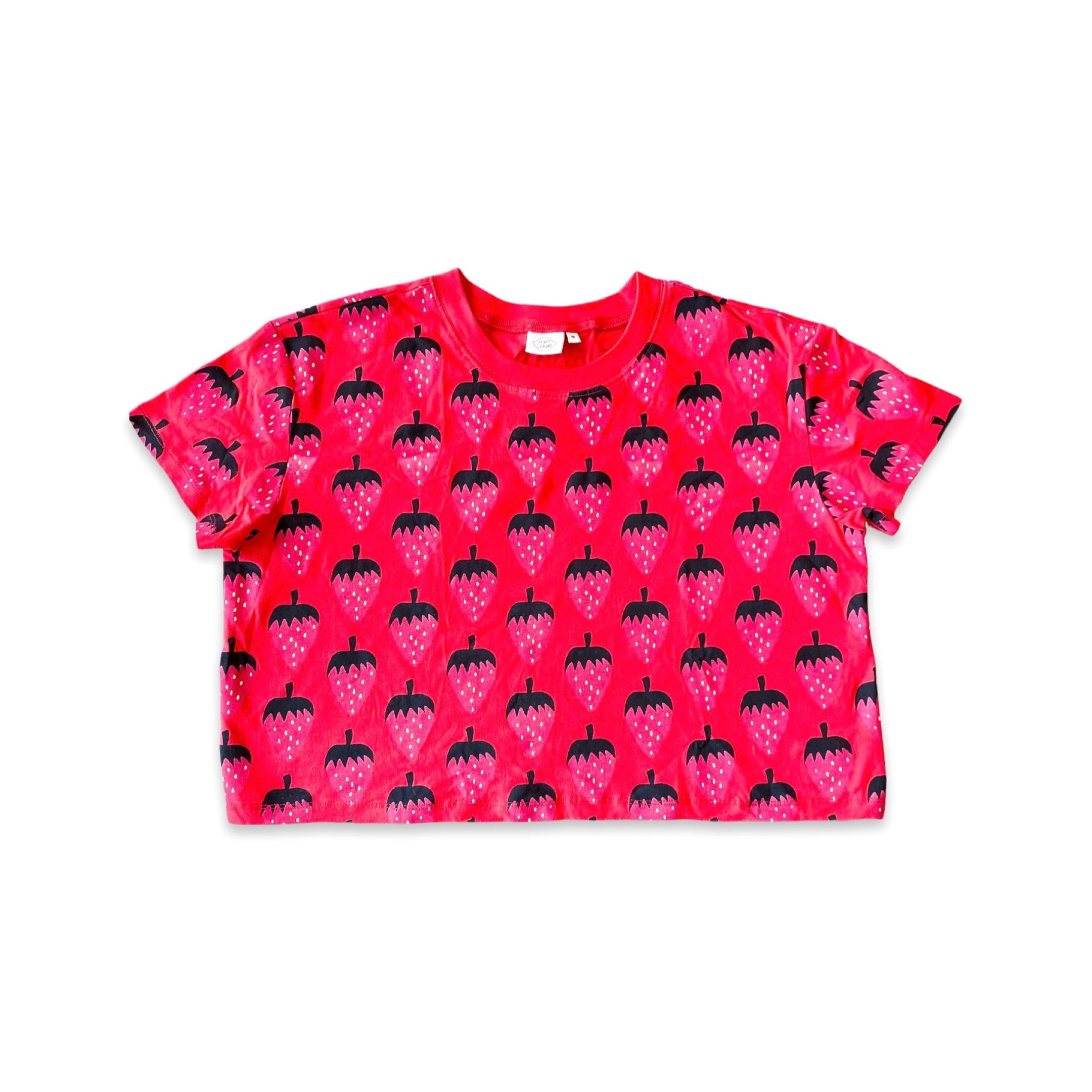 Strawberry Cropped Tee