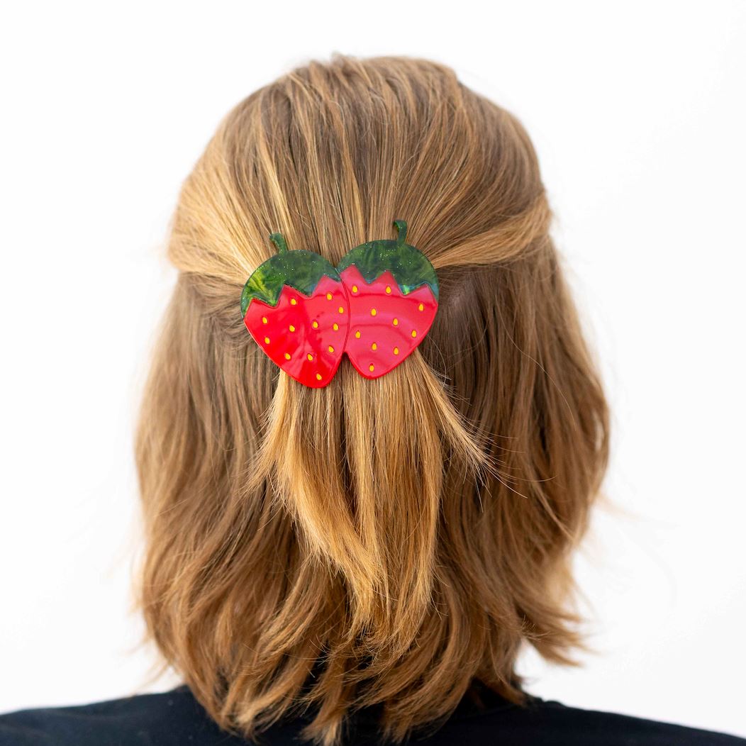 Strawberry French Barrette