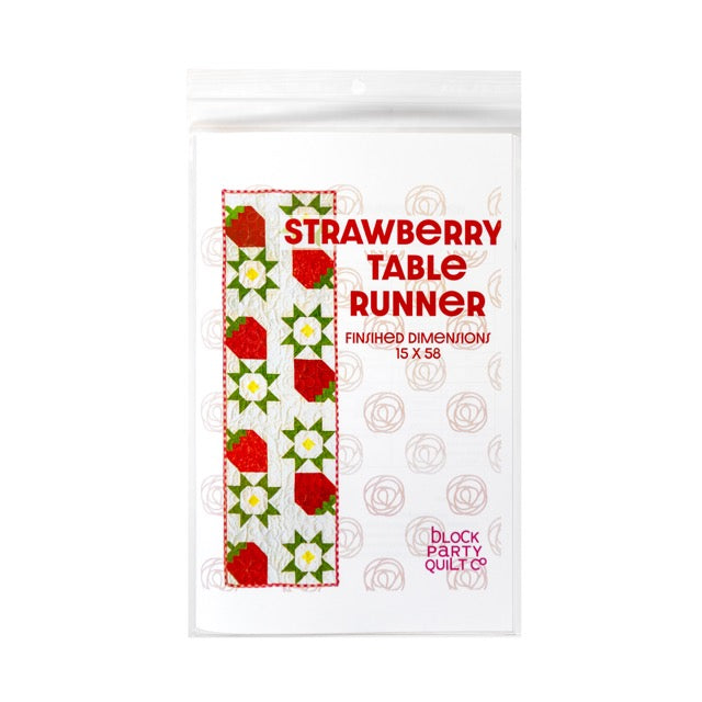 Strawberry Table Runner Pattern