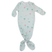Strawberry Print Knotted Gown 0-3 Months