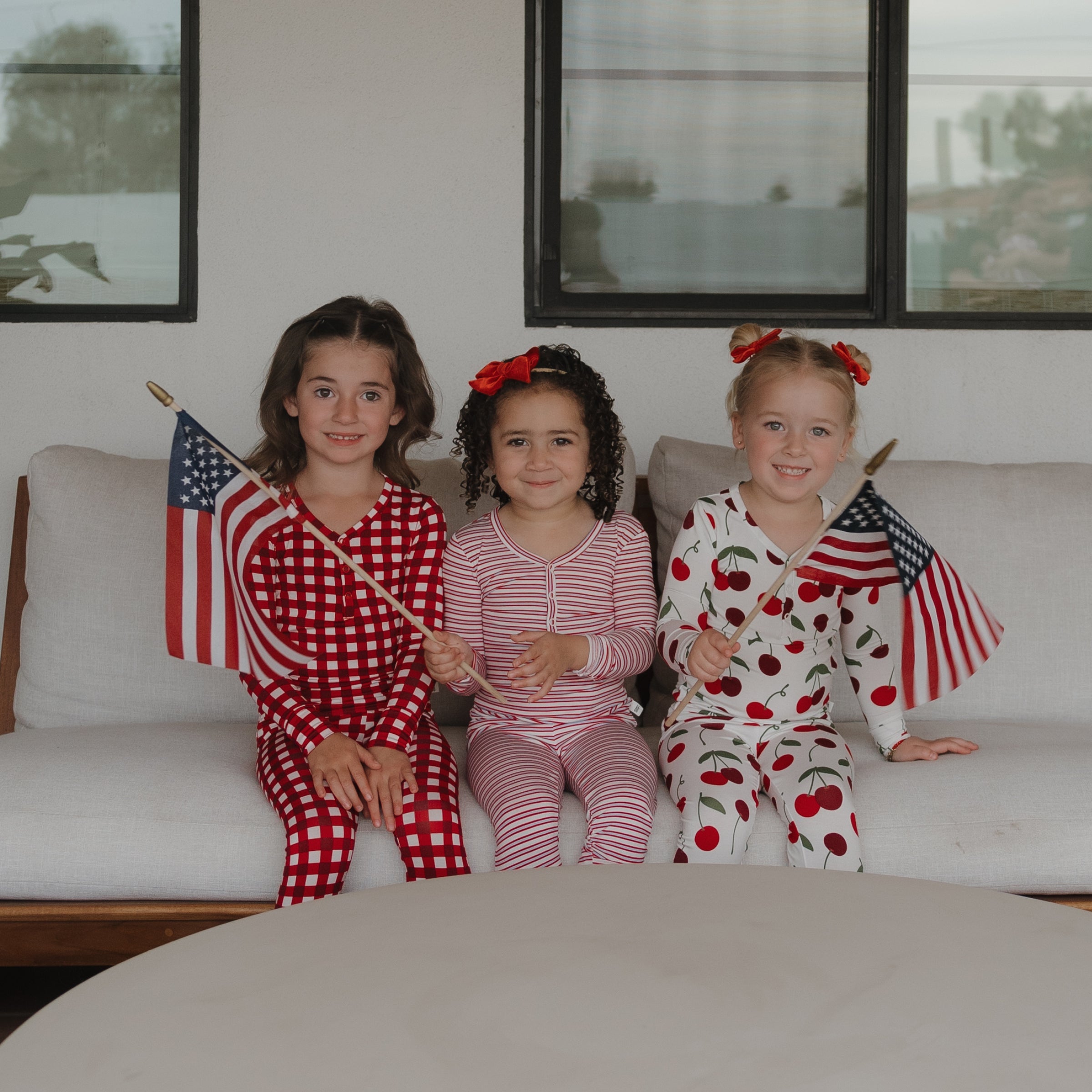 Bamboo Two Piece Pajamas | Cherry