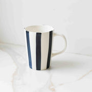 Hand-painted Striped Ceramic Cup