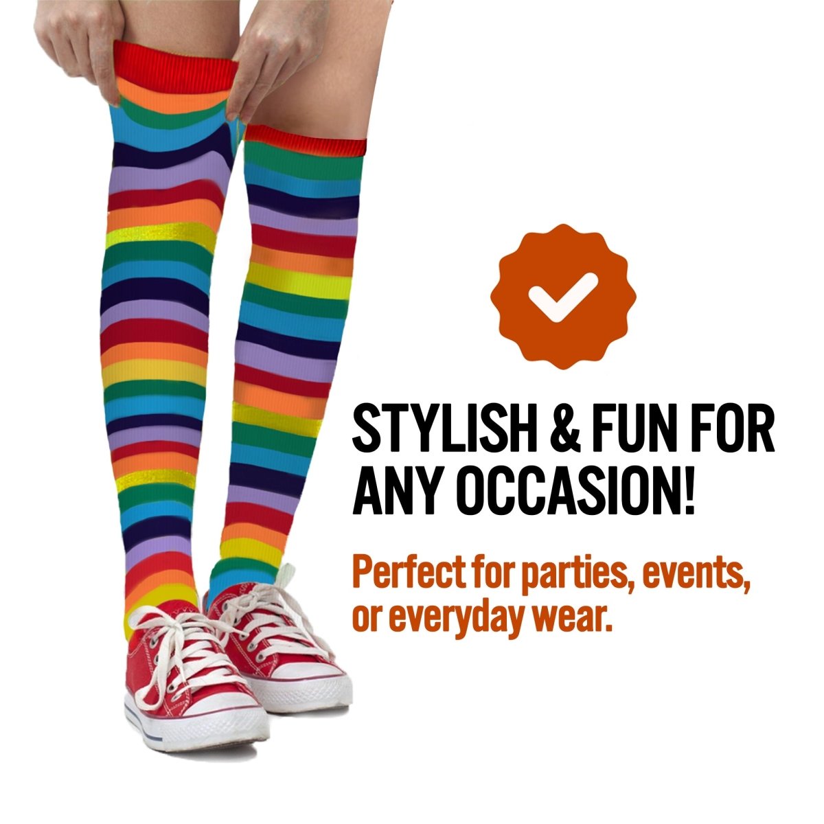 Striped Cotton Socks For Kids