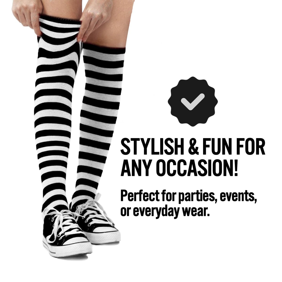 Striped Cotton Socks For Kids