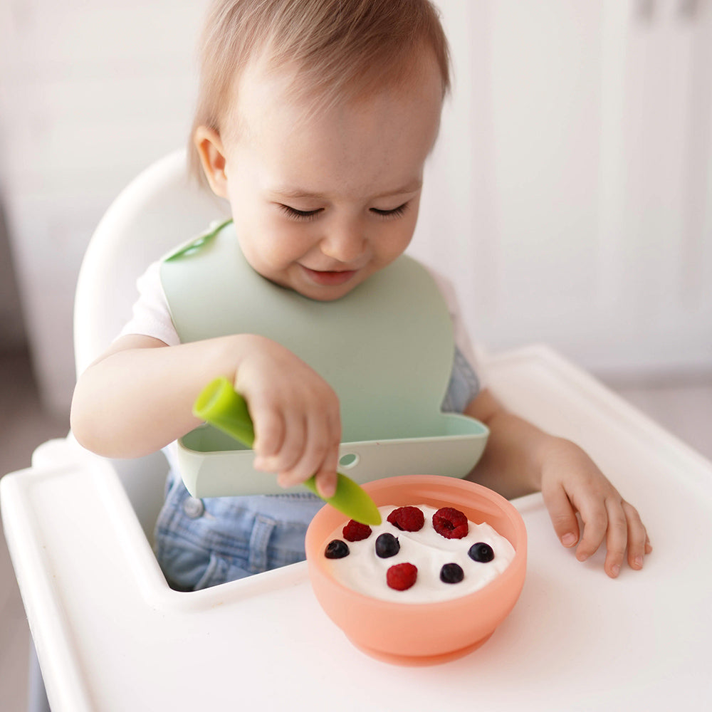 Suction Bowl With Lid For Mess-free Self-feeding