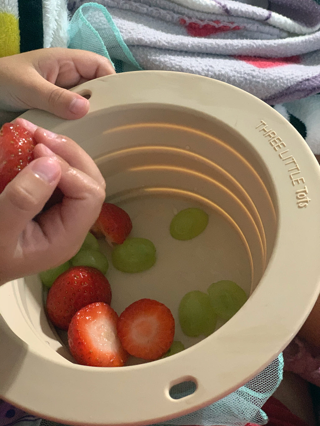 Sugar Cookie Collapsible Bowl For Travel Or Home