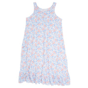 Summer Boho Dress - Vintage Flower Pink