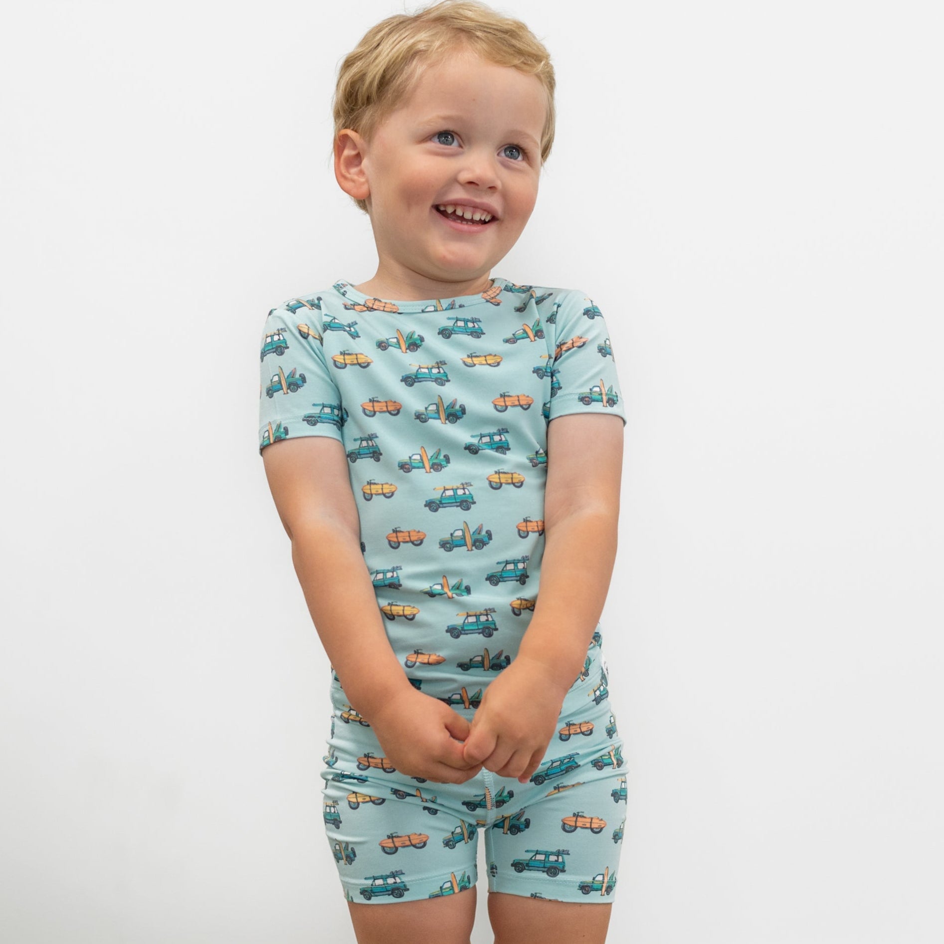 Surfing Beach Summer Pajama Set