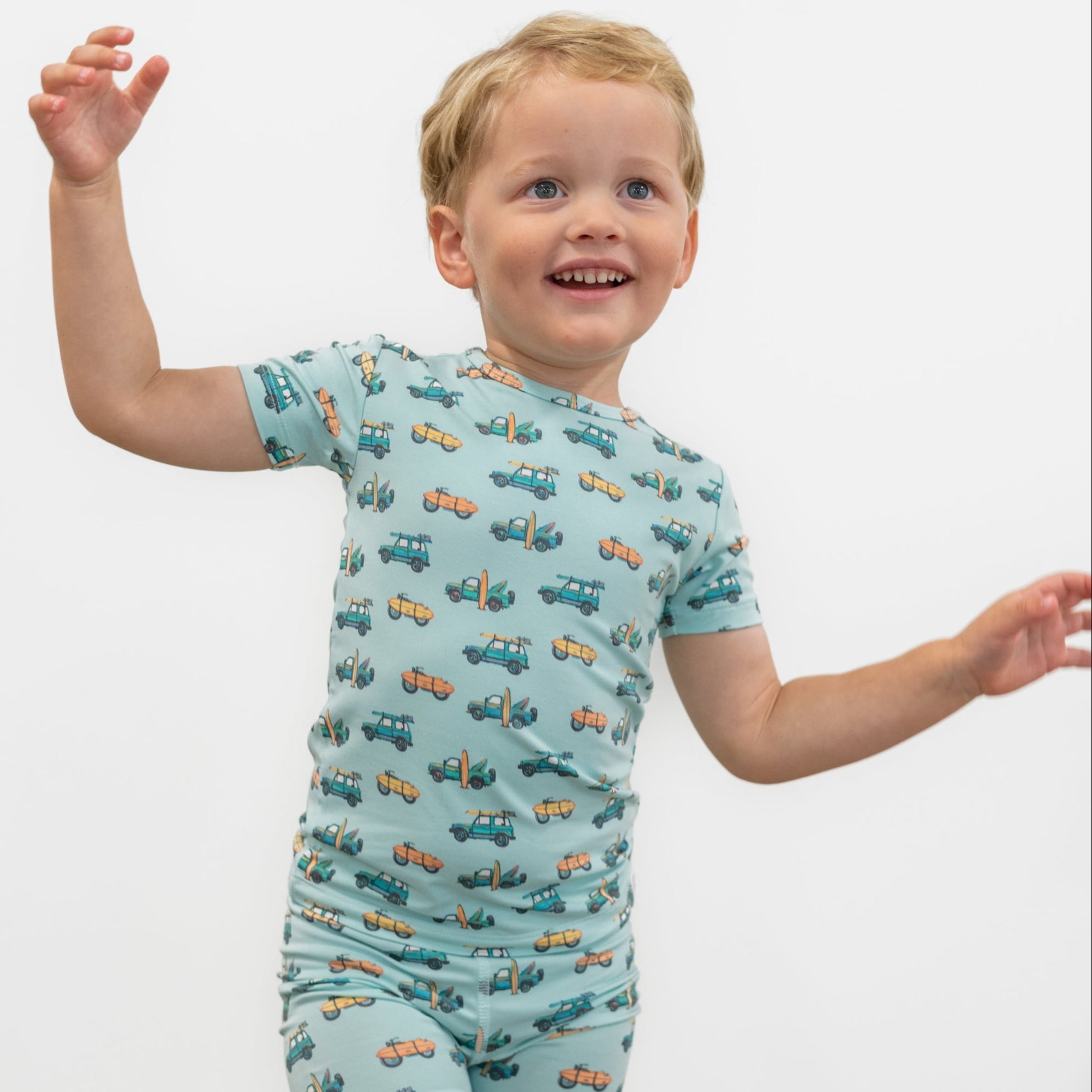 Surfing Beach Summer Pajama Set