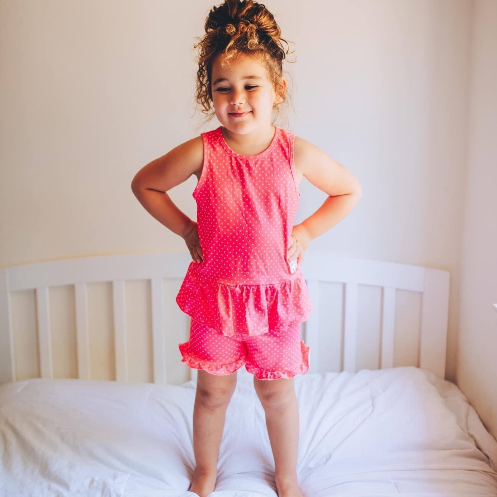 Polka Dot 2pc Pj Set