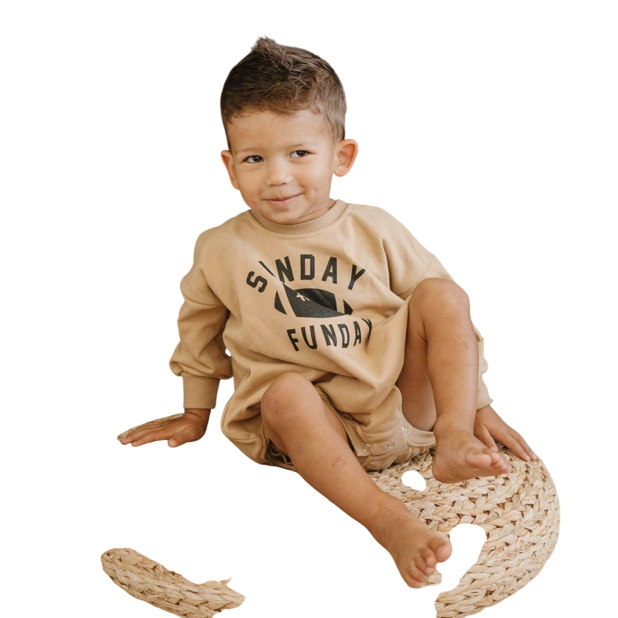 Sunday Funday Football Sweatshirt Romper - More Colors