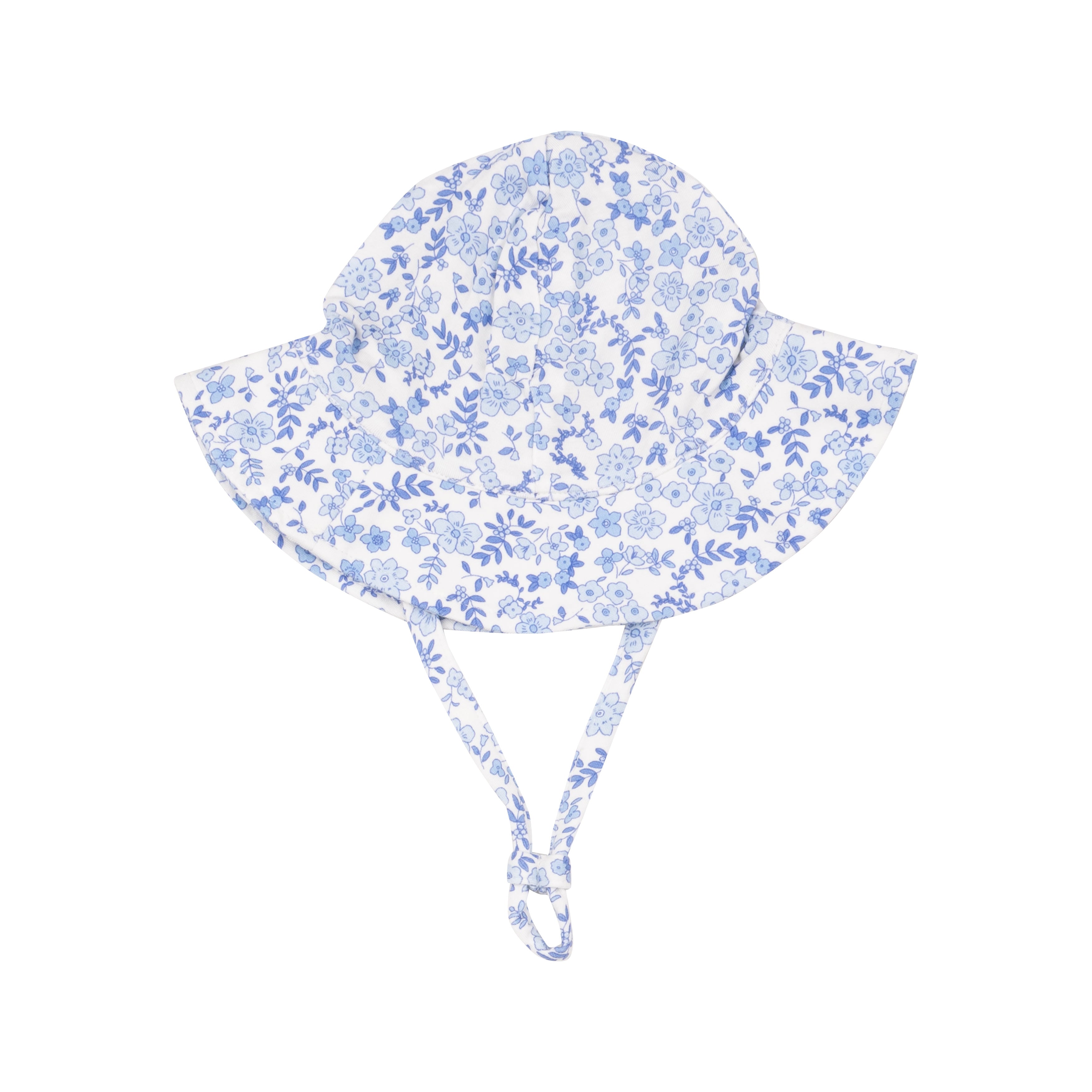 Sunhat - Blue Calico Floral