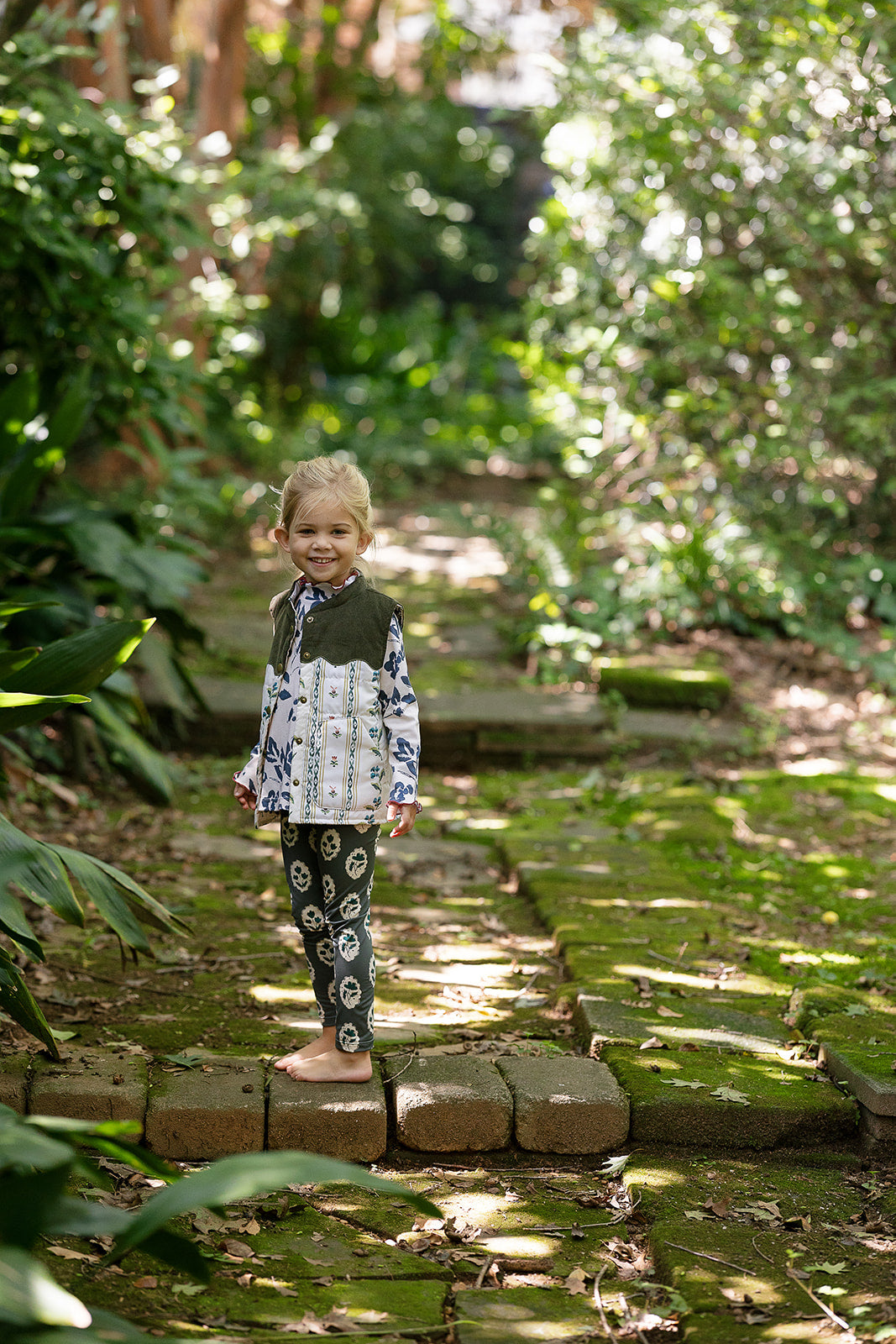 Leggings In Intaglio Green
