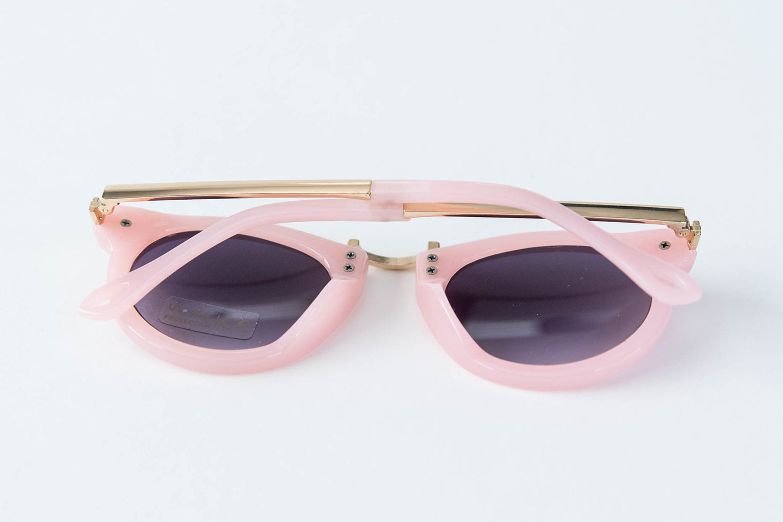 Toddler & Kid Gold Accent Sunglasses - Pink