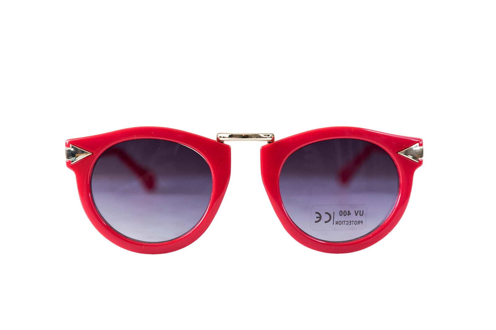 Toddler & Kid Gold Accent Sunglasses - Red