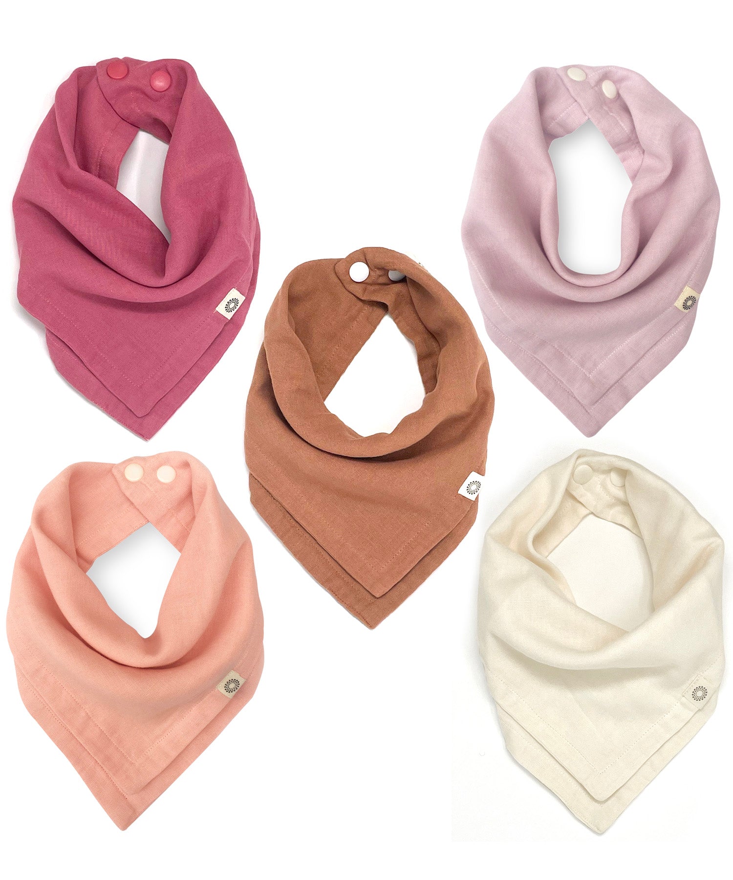 Organic Scarf Bib 5-pack