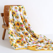 Suns And Roses (sunflowers) Toddler Quilted Blanket