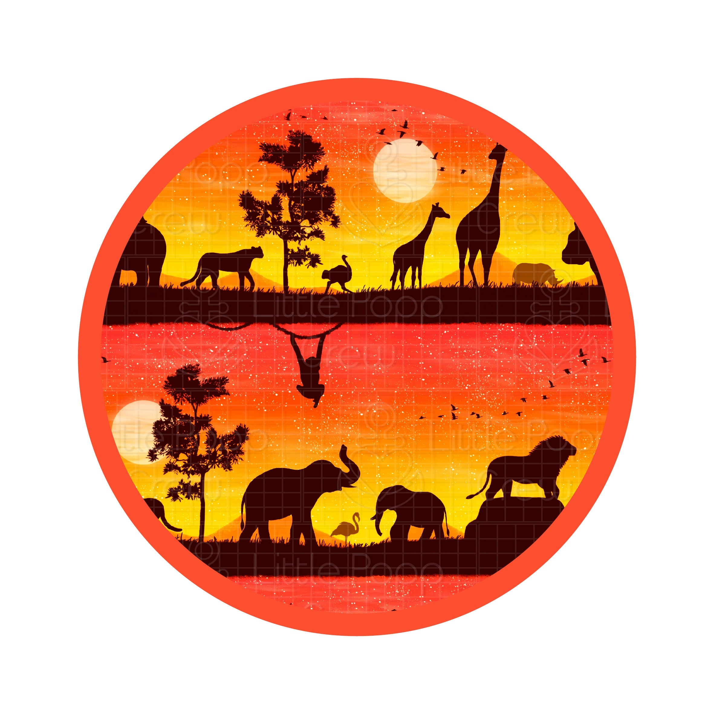 Sunset Safari | Bamboo Pocket Tee