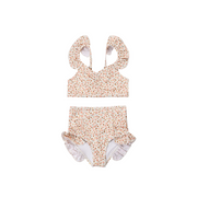 Ruffle 2 Piece Bikini | Upf + Recycled - Sunset Meadow