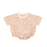Bubble Romper | Organic Cotton Jersey - Sunset Meadow