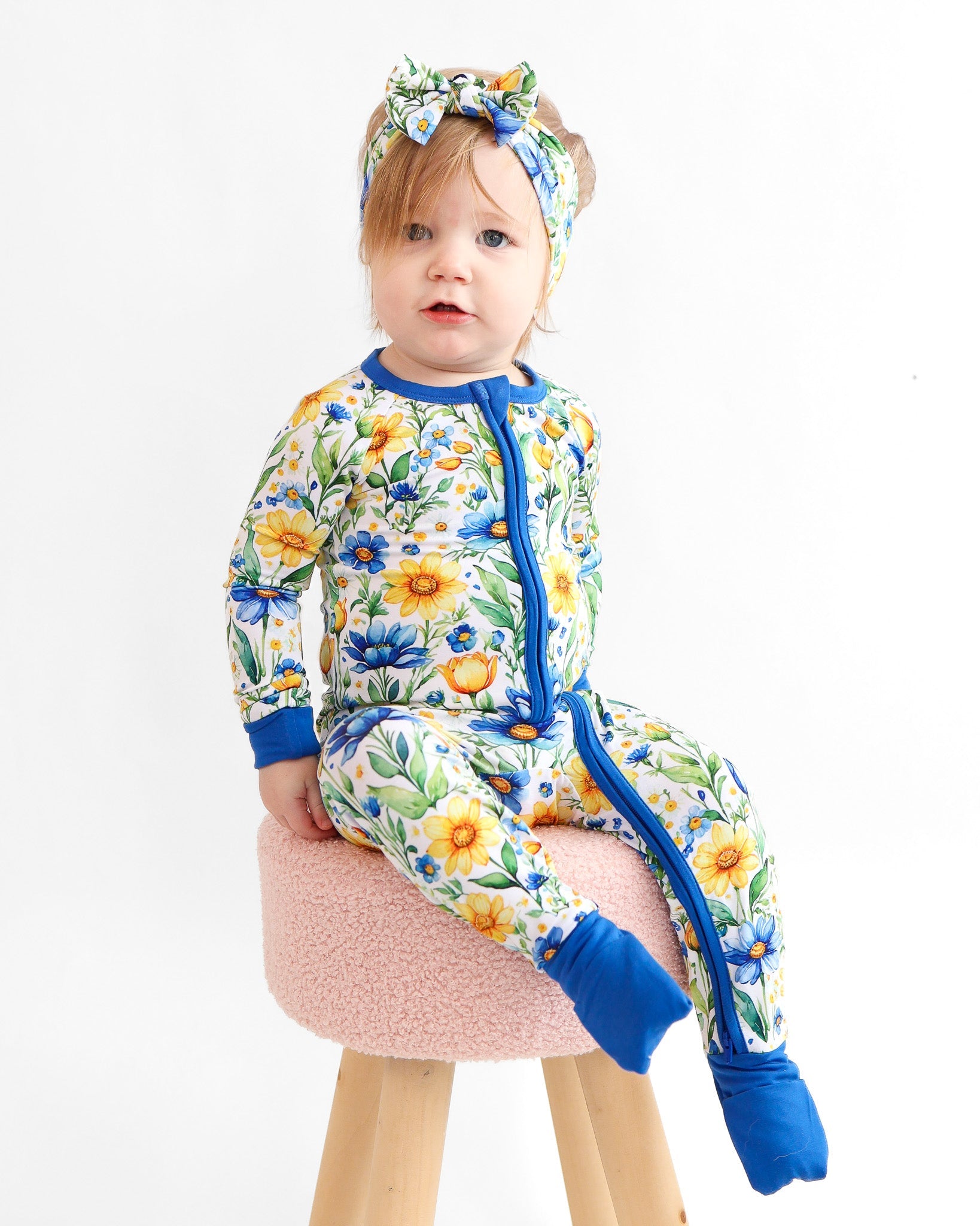 Sunshine Meadows | Bamboo Zipper Pajamas